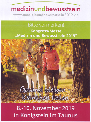 Kongress: Medizin und Bewusstsein 2019