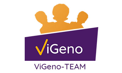 ViGeno Banner und Textlinks