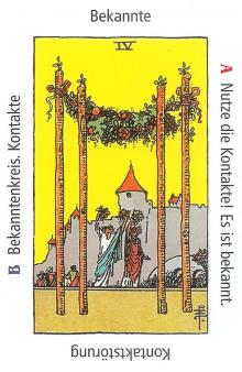 Vier Stäbe - Anraths Tarot