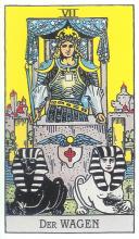 Der Wagen - Rider Waite Tarot