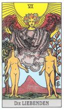 Die Liebenden - Rider Waite Tarot