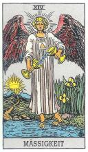 Die Mässigkeit - Rider Waite Tarot