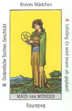 Maid der Münzen - Anraths Tarot