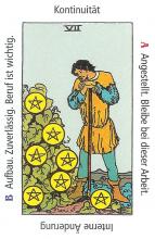 Sieben Münzen - Anraths Tarot